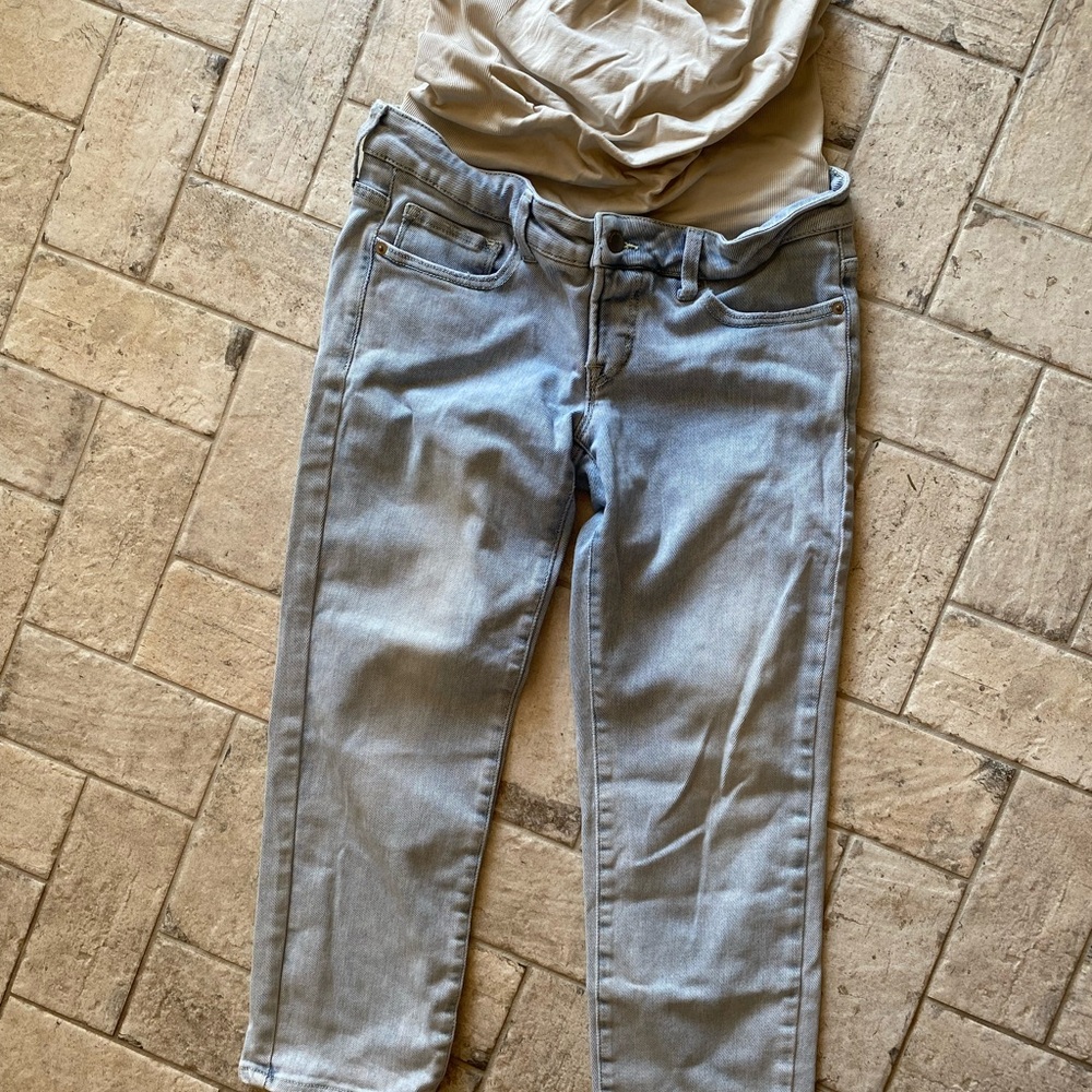 BLANQI Maternity Light Blue Skinny Women's Jeans